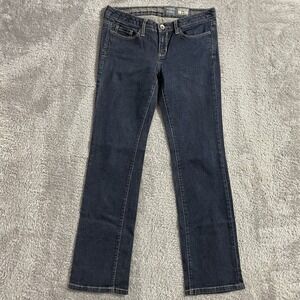 Converse One Star Jeans Womens Size 6 Boot Cut Blue Denim Dark‎ Wash Stretch